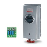 Розетка панельная с мех.блок, с боковым расположением разъема IP67 125А 3P+E 400V