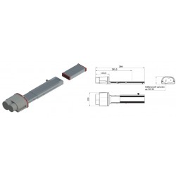Гибкий поворот (гибкий соединитель), Cu, 6P, 25A
