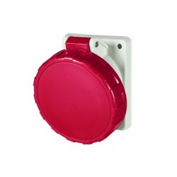 Розетка панельная с наклоном скрытой установки IP67 125A 3P+N+E 400V