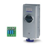 Розетка панельная с мех.блок, с боковым расположением разъема IP67 125А 2P+E 230V