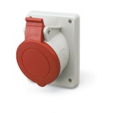 Розетка панельная с наклоном скрытой установки IP44 16A 2P+E 230V