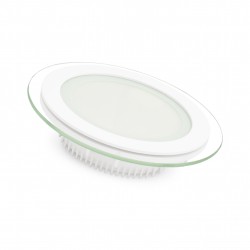 EUROLAMP LED Светильник круглый Downlight 6W 3000K(СТЕКЛО)