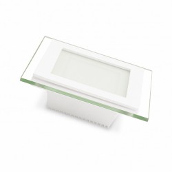 EUROLAMP LED Светильник квадратный Downlight 6W 3000K(СТЕКЛО)